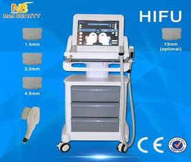 الصين أبيض HIFU شد الوجه عالية التردد آلة الجمال 0.1J-2500W 1.0J المزود